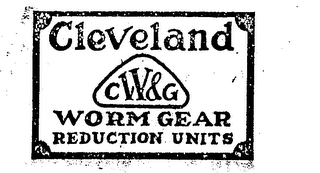 CLEVELAND WORM GEAR REDUCTION UNITS C W & G logo