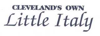 CLEVELAND'S OWN LITTLE ITALY logo