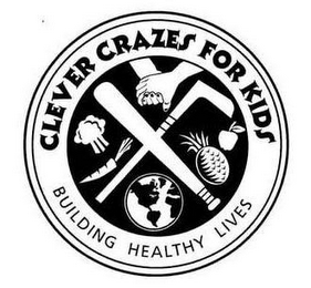 CLEVER CRAZES FOR KIDS BUILDING HEALTHY LIVES logo