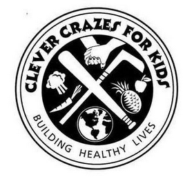 CLEVER CRAZES FOR KIDS BUILDING HEALTHY LIVES logo