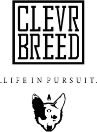 CLEVR BREED .LIFE IN PURSUIT. logo