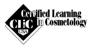 CLIC CERTIFIED LEARNING IN COSMETOLOGY USA logo