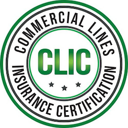 CLIC COMMERCIAL LINES INSURANCE CERTIFICATION logo