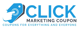 CLICK MARKETING COUPON COUPONS FOR EVERYTHING AND EVERYONE logo