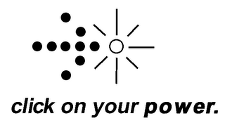 CLICK ON YOUR POWER. logo