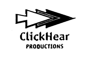 CLICKHEAR PRODUCTIONS logo