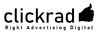 CLICKRAD RIGHT ADVERTISING DIGITAL logo