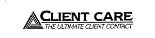 CLIENT CARE THE ULTIMATE CLIENT CONTACT logo