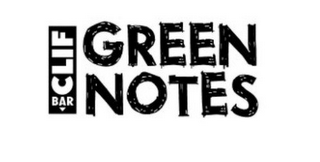 CLIF BAR GREEN NOTES logo