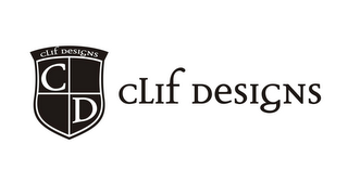 CLIF DESIGNS CD CLIF DESIGNS logo