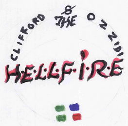 CLIFFORD OZZIDI & THE H·E·L·L·F·I·R·E logo