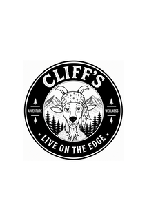 CLIFF'S ADVENTURE WELLNESS LIVE ON THE EDGE logo