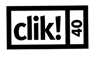 CLIK! 40 logo