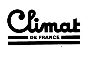 CLIMAT DE FRANCE