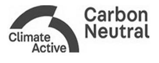 CLIMATE ACTIVE CARBON NEUTRAL logo
