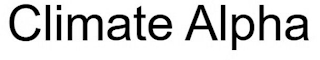 CLIMATE ALPHA logo