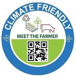 CLIMATE FRIENDLY MEET THE FARMER logo