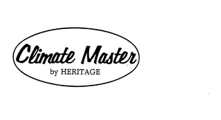 CLIMATE MASTER BY HERITAGE logo
