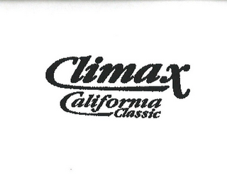 CLIMAX CALIFORNIA CLASSIC logo