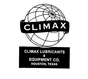 CLIMAX LUBRICANTS & EQUIPMENT CO. HOUSTON, TEXAS logo