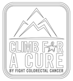 CLIMB FOR A CURE BY FIGHT COLORECTAL CANCER logo