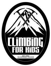 CLIMBING FOR KIDS BAY AREA WILDERNESS TRAINING logo