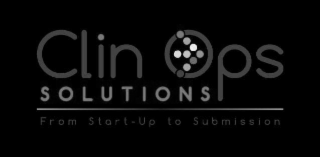 CLIN OPS SOLUTIONS FROM START-UP TO SUBMISSION logo