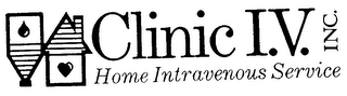CLINIC I.V. INC. HOME INTRAVENOUS SERVICE logo
