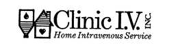 CLINIC I.V. INC. HOME INTRAVENOUS SERVICE logo
