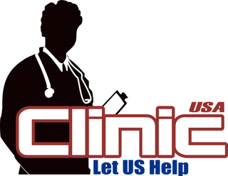 CLINIC USA LET US HELP logo