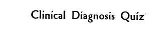 CLINICAL DIAGNOSIS QUIZ logo