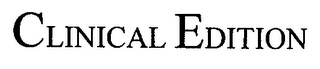 CLINICAL EDITION logo
