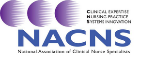 CLINICAL EXPERIENCE NURSING PRACTICE SYSTEMS INNOVATION NACNS NATIONAL ASSOCIATION OF CLINICAL NURSE SPECIALISTS logo