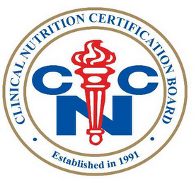 CLINICAL NUTRITION CERTIFICATION BOARD CCN · ESTABLISHED IN 1991 · logo