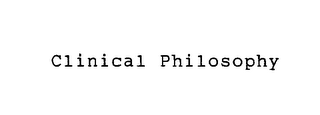 CLINICAL PHILOSOPHY logo