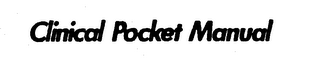 CLINICAL POCKET MANUAL logo