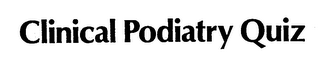 CLINICAL PODIATRY QUIZ logo