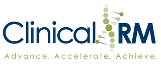 CLINICAL RM ADVANCE. ACCELERATE. ACHIEVE. logo