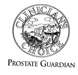 CLINICIAN'S CHOICE PROSTATE GUARDIAN logo