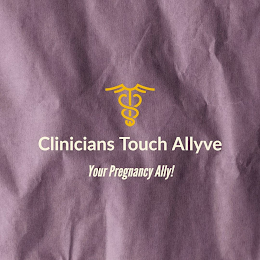 CLINICIANS TOUCH ALLYVE YOUR PREGNANCY ALLY! logo