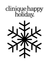 CLINIQUE HAPPY HOLIDAY. logo
