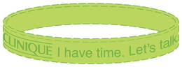 CLINIQUE I HAVE TIME. LET'S TALK. logo