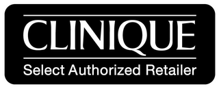 CLINIQUE SELECT AUTHORIZED RETAILER logo