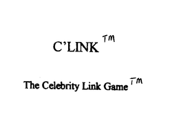 C'LINK THE CELEBRITY LINK GAME logo