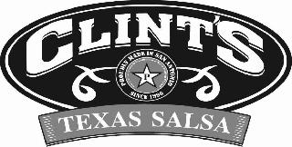 CLINT'S TEXAS SALSA PROUDLY MADE IN SAN ANTONIO SINCE 1996 OUR COMMITMENT TO EXCELLENCE IS A NEVER ENDING PURSUIT P logo