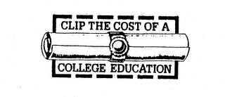 CLIP THE COST OF A COLLEGE EDUCATION logo