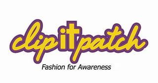 CLIPITPATCH FASHION FOR AWARENESS logo