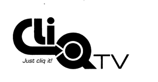 CLIQ TV JUST CLIQ IT! logo
