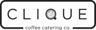 CLIQUE COFFEE CATERING CO. logo