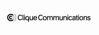 CLIQUE COMMUNICATIONS logo